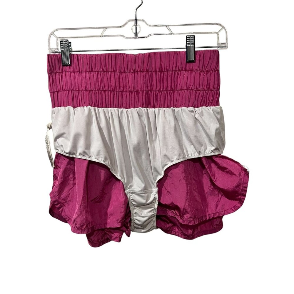 Free people movement The Way Home High-Waisted pink Magenta Shorts size large - Picture 7 of 7